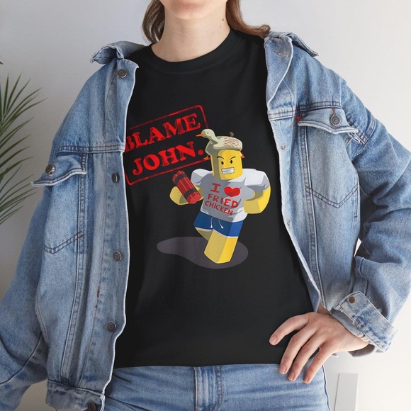 Other - John Doe Shedletsky Blame John I Love Fried Chicken T-Shirt Black